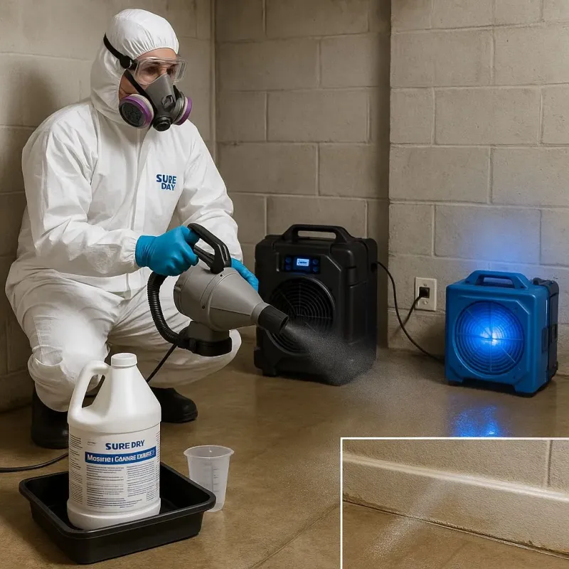 Sanitization and Odor Removal process in Seagoville, TX